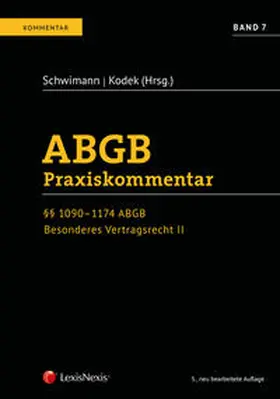 Schwimann / Kodek / Auer-Mayer |  ABGB Praxiskommentar / ABGB Praxiskommentar - Band 7, 5. Auflage | Buch |  Sack Fachmedien