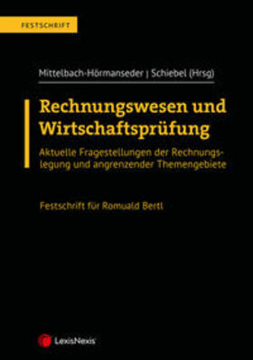 Mittelbach-Hörmanseder / Schiebel / Adler |  Rechnungswesen und Wirtschaftsprüfung – Festschrift für Romuald Bertl | Buch |  Sack Fachmedien