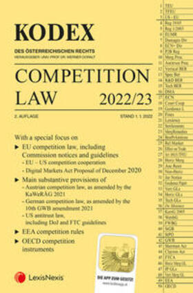 Doralt / Robertson | KODEX Competition Law 2022 - inkl. App | Buch | 978-3-7007-8041-0 | sack.de