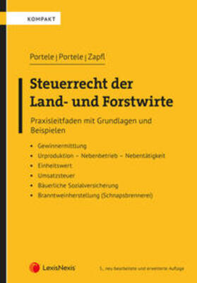 Portele / Zapfl | Steuerrecht der Land- und Forstwirte | Buch | sack.de