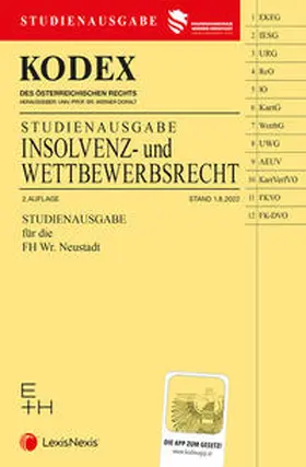 Doralt |  KODEX Insolvenz- und Wettbewerbsrecht 2022 - inkl. App | Buch |  Sack Fachmedien