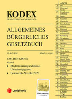 Doralt | Taschen-Kodex ABGB 2023 - inkl. App | Buch | 978-3-7007-8376-3 | sack.de
