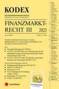 Doralt |  Kodex Finanzmarktrecht Band III 2023 | Buch |  Sack Fachmedien