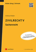 Riedler |  Zivilrecht V - Sachenrecht | Buch |  Sack Fachmedien