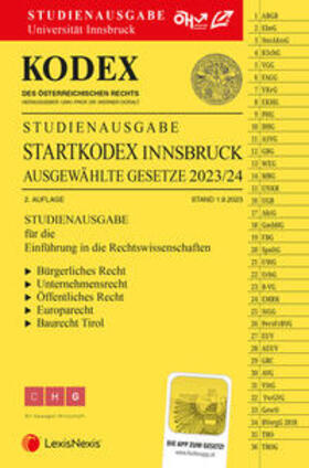 Doralt / Koch | KODEX Startkodex Innsbruck 2023/24 - inkl. App | Buch | 978-3-7007-8432-6 | sack.de