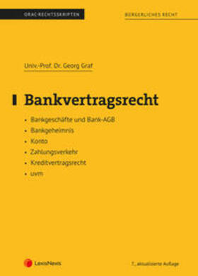 Graf | Bankvertragsrecht (Skriptum) | Buch | 978-3-7007-8503-3 | sack.de