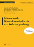 Breitler / Gragl / Harzl |  Internationale Dimensionen des Rechts und Rechtsvergleichung | Buch |  Sack Fachmedien