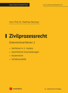 Neumayr |  Zivilprozessrecht Erkenntnisverfahren 2 (Skriptum) | Buch |  Sack Fachmedien