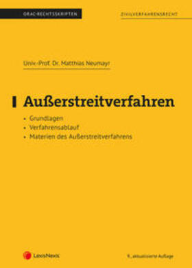 Neumayr |  Außerstreitverfahren (Skriptum) | Buch |  Sack Fachmedien