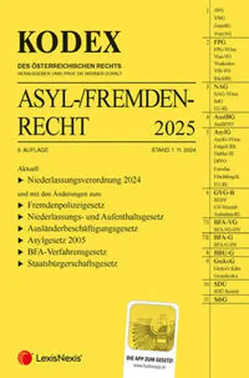 Doralt / Grosinger | KODEX Asyl- und Fremdenrecht 2025 - inkl App | Buch | 978-3-7007-8614-6 | www.sack.de