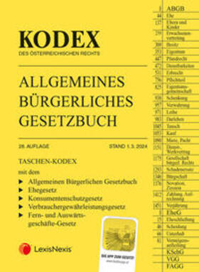 Doralt | Taschen-Kodex ABGB 2024 - inkl. App | Buch | 978-3-7007-8629-0 | sack.de