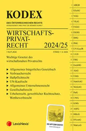 Doralt |  KODEX Wirtschaftsprivatrecht 2024/25 - inkl. App | Buch |  Sack Fachmedien