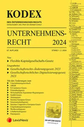 Doralt |  KODEX Unternehmensrecht 2024 - inkl. App | Buch |  Sack Fachmedien