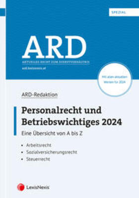 ARD-Redaktion / Bleyer / Lindmayr | Personalrecht und Betriebswichtiges 2024 | Buch | 978-3-7007-8711-2 | sack.de