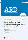 ARD-Redaktion / Bleyer / Lindmayr |  Personalrecht und Betriebswichtiges 2024 | Buch |  Sack Fachmedien