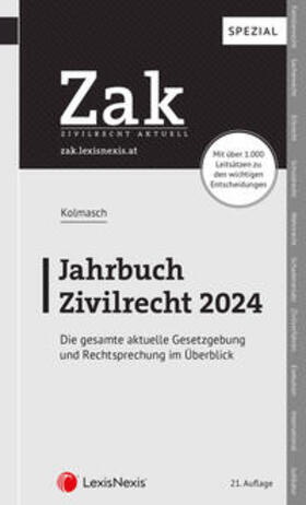 Kolmasch | Zak Jahrbuch Zivilrecht 2024 | Buch | 978-3-7007-8854-6 | sack.de
