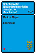 Mayer |  Sportrecht | Buch |  Sack Fachmedien