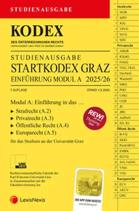 Doralt |  KODEX Startkodex Graz 2025/26 - inkl. App | Buch |  Sack Fachmedien