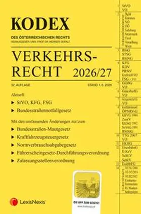 Doralt |  KODEX Verkehrsrecht 2026/27 | Buch |  Sack Fachmedien
