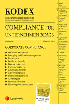 Doralt |  KODEX Compliance für Unternehmen 2025 - inkl. App | Buch |  Sack Fachmedien