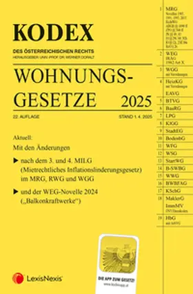 Doralt / Dokalik |  KODEX Wohnungsgesetze 2025 - inkl. App | Buch |  Sack Fachmedien