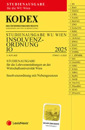 Doralt |  KODEX Insolvenzordnung für die WU 2025 - inkl. App | Buch |  Sack Fachmedien