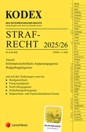 Doralt |  KODEX Strafrecht 2025/26 - inkl. App | Buch |  Sack Fachmedien