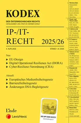 Doralt |  KODEX IP-/IT-Recht 2025 - inkl. App | Buch |  Sack Fachmedien