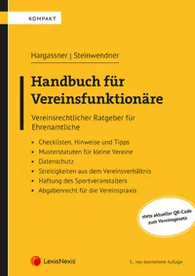 Hargassner / Steinwendner |  Handbuch für Vereinsfunktionäre | Buch |  Sack Fachmedien