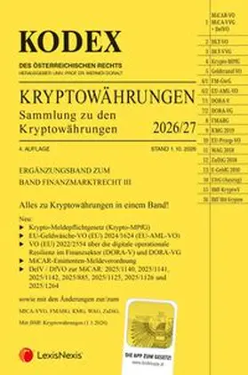 Doralt |  KODEX Kryptowährungen 2026/27 | Buch |  Sack Fachmedien
