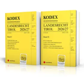  KODEX Landesrecht Tirol 2026/27 | Buch |  Sack Fachmedien