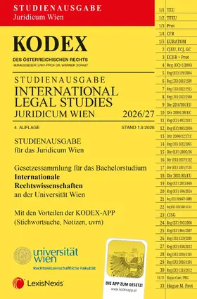 Doralt |  KODEX International Legal Studies (iREWI) 2026/27 | Buch |  Sack Fachmedien
