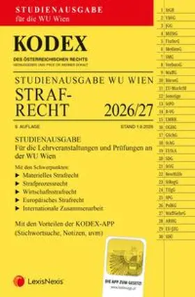 Doralt |  KODEX Strafrecht für die WU 2026/27 | Buch |  Sack Fachmedien
