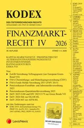 Doralt |  KODEX Finanzmarktrecht Band IV 2026 | Buch |  Sack Fachmedien