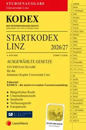 Doralt |  KODEX Startkodex Linz 2026/27 | Buch |  Sack Fachmedien