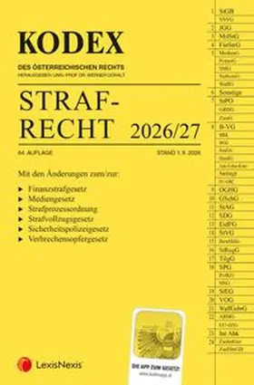 Doralt |  KODEX Strafrecht 2026/27 | Buch |  Sack Fachmedien