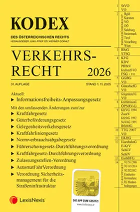 Doralt |  KODEX Verkehrsrecht 2026 - inkl. App | Buch |  Sack Fachmedien