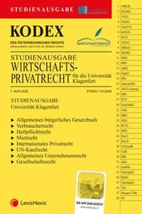 Doralt |  KODEX Wirtschaftsprivatrecht Klagenfurt 2026 | Buch |  Sack Fachmedien