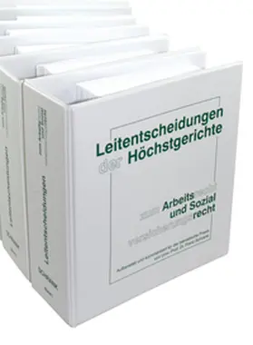 Schrank |  Leitentscheidungen der Höchstgerichte zum Arbeitsrecht und Sozialversicherungsrecht | Buch |  Sack Fachmedien
