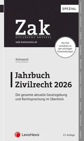 Kolmasch |  Zak Jahrbuch Zivilrecht 2026 | Buch |  Sack Fachmedien