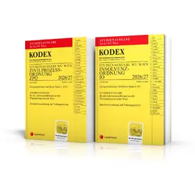 Doralt |  KODEX ZPO - IO für die WU 2026/27 | Buch |  Sack Fachmedien