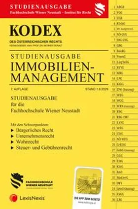 Doralt |  KODEX Immobilienmanagement (FHWN) 2026/27 | Buch |  Sack Fachmedien