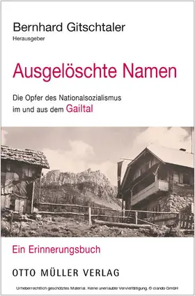 Gitschtaler |  Ausgelöschte Namen | eBook | Sack Fachmedien
