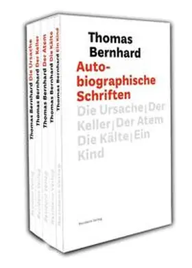 Bernhard |  Autobiographische Schriften | Buch |  Sack Fachmedien