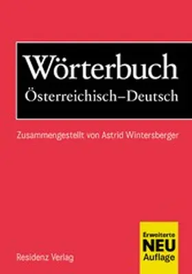 Wintersberger |  Wörterbuch Österreichisch-Deutsch | eBook | Sack Fachmedien