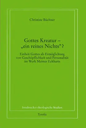 Büchner |  Gottes Kreatur - "ein reines Nichts"? | Buch |  Sack Fachmedien
