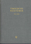 Grass / Faussner |  Tirolische Weistümer, VII. Teil: Oberinntal | Buch |  Sack Fachmedien