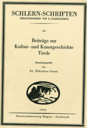 Grass | Beiträge zur Kultur- und Kunstgeschichte Tirols | Buch | 978-3-7030-0564-0 | sack.de
