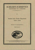 Leipert |  Hundert Jahre Tiroler Sängerbund 1860-1960 | Buch |  Sack Fachmedien