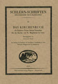 Baur |  Das Kirchenbuch des Kuraten Franz Anton Sinnacher für die Kirche St. Magdalena in Gsies | Buch |  Sack Fachmedien